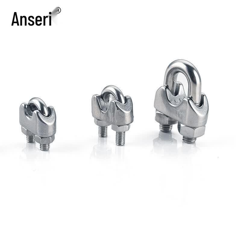 Grainger 304 Stainless Steel M8 Wire Rope Clip