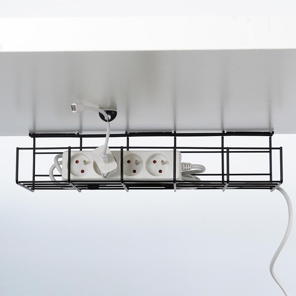 Maskownica Organizer Na Kable Pod Blat Biurko Koszyk Biurowy Do Kabli