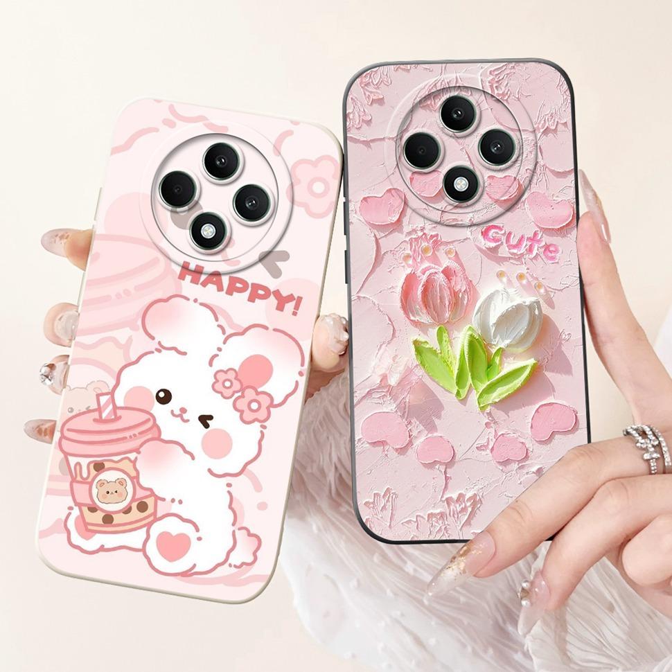 Handyhülle Für OPPO Reno 12 F 5G Hülle Silikon Weiche Abdeckung Floral Bemalt Für OPPO Reno 12 13 F 12F 13F Reno12F Reno13F Hüllen