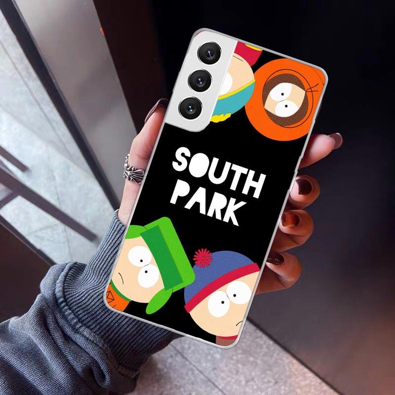 Cartoon S-South P-Parkes Phone Case For Samsung Galaxy S26 S25 Edge S24 S23 Ultra S22 Plus S21 S20 FE Soft TPU Back Cover Funda