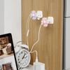 Blumen-Kabel-Organizer Klebend Zuhause Büro Nachttisch Schreibtisch Kabelhalter Drahtmanagement-Clip Ladekabel-Halter für das Telefon