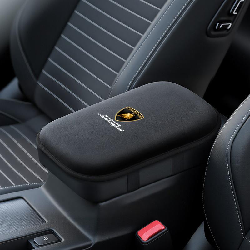Sudue Car Armrest Box Mats Auto Center Console Cover For Lamborghini LP570 LP610 Urus LP700 LP770 Gallardo Aventador Accessories AA11