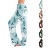 Women's Casual Christmas Print Pants with