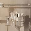 Wall Mounted Hanging Shower Basket No Drill Shower Storage Rack Toiletries Organizer  for Shower