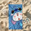 Doraemon Beach Towel Solid Blue Cartoon Character Print Microfiber Sand Free Quick Dry Towel Summer Pool Travel Bath Decor Kids