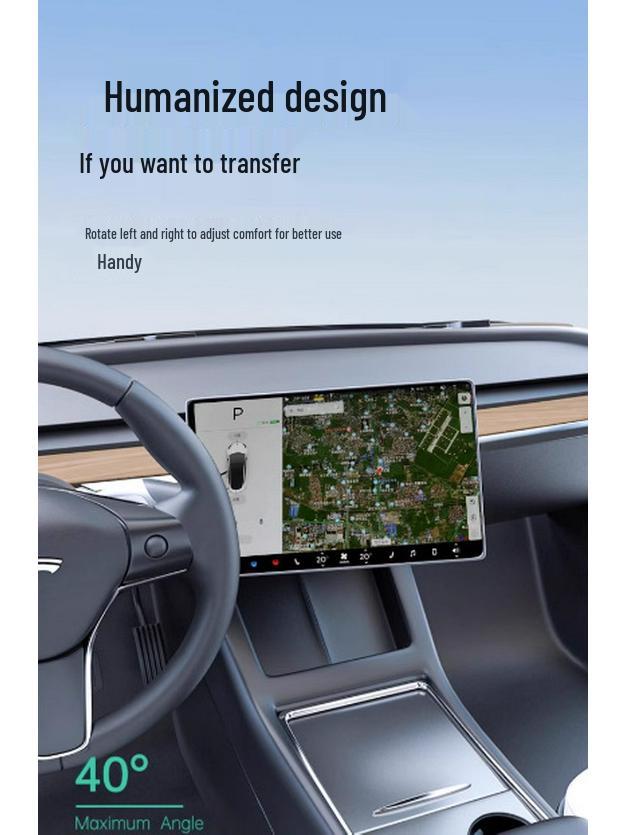 Tesla Model 3/Y Console Screen Swivel Mount - Adjustable for Multiple Angles
