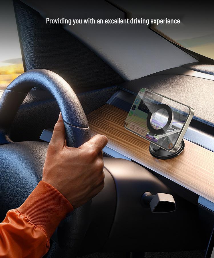 Universal Dashboard Magnetic Phone Holder with Suction Cup
