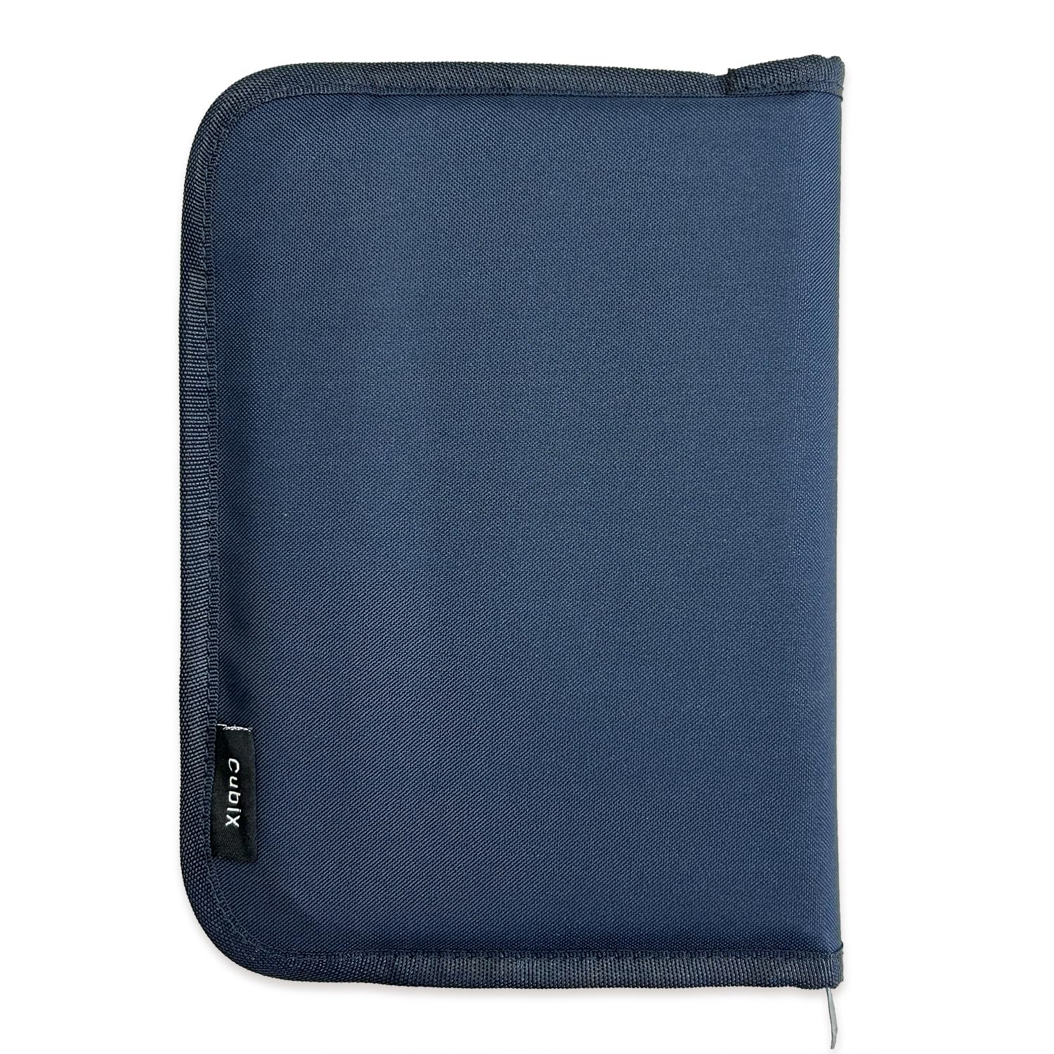 

Cubics Round Zip Book Size M-Plan Cover, N, Navy, 114041-08-135