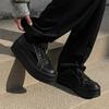 New board shoes men's thick soles increase height versatile Japanese niche design lace-up breathable casual couple trendy brand 1104-J