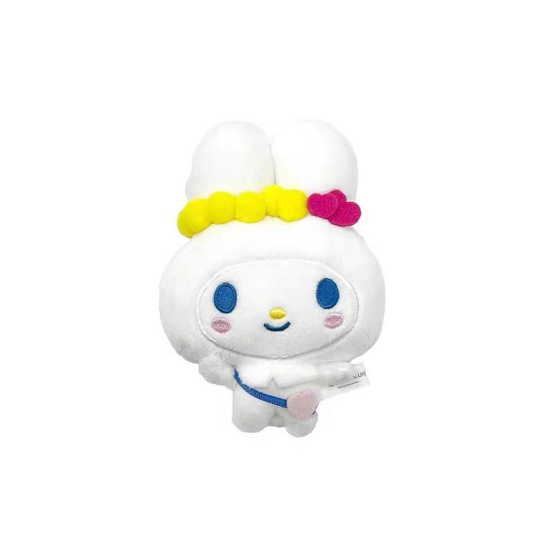 Nuovo Portachiavi Peluche Tamagotchi Anime Mametchi Kawaii Mimitchi Bambola Ciondolo per Borsa Kuchipachi Bambola Cartone Animato Cuore Girly Regalo Bambino