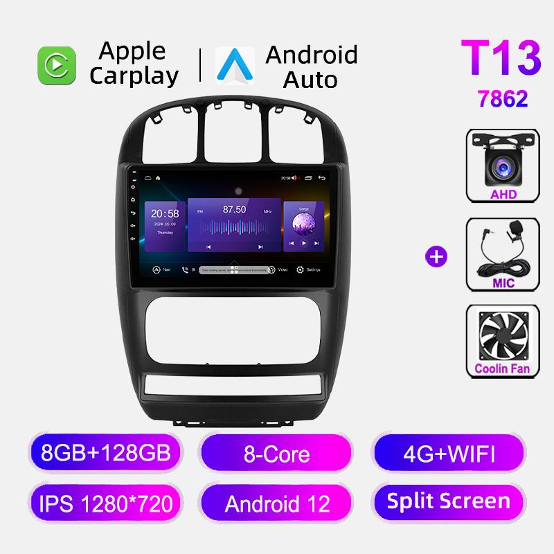 Android 12 Car Radio For Dodge Caravan Chrysler Pacifica 2006-2012 Multimedia Video Player Navigation GPS Auto Carplay Autoradio