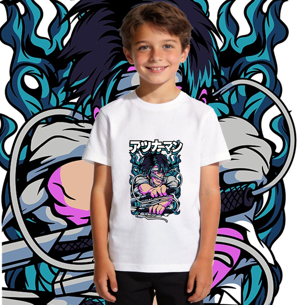 Aot Levi Anime Print Cotton Short Sleeve T Shirt for Boys Girls Kids Soft Breathable Casual Summer Top