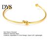 Adjustable Open Bracelet Knot Cuff Forever Love Infinity Bangle Friendship Gift for Women Best Friend Girlfriend Stainless Steel