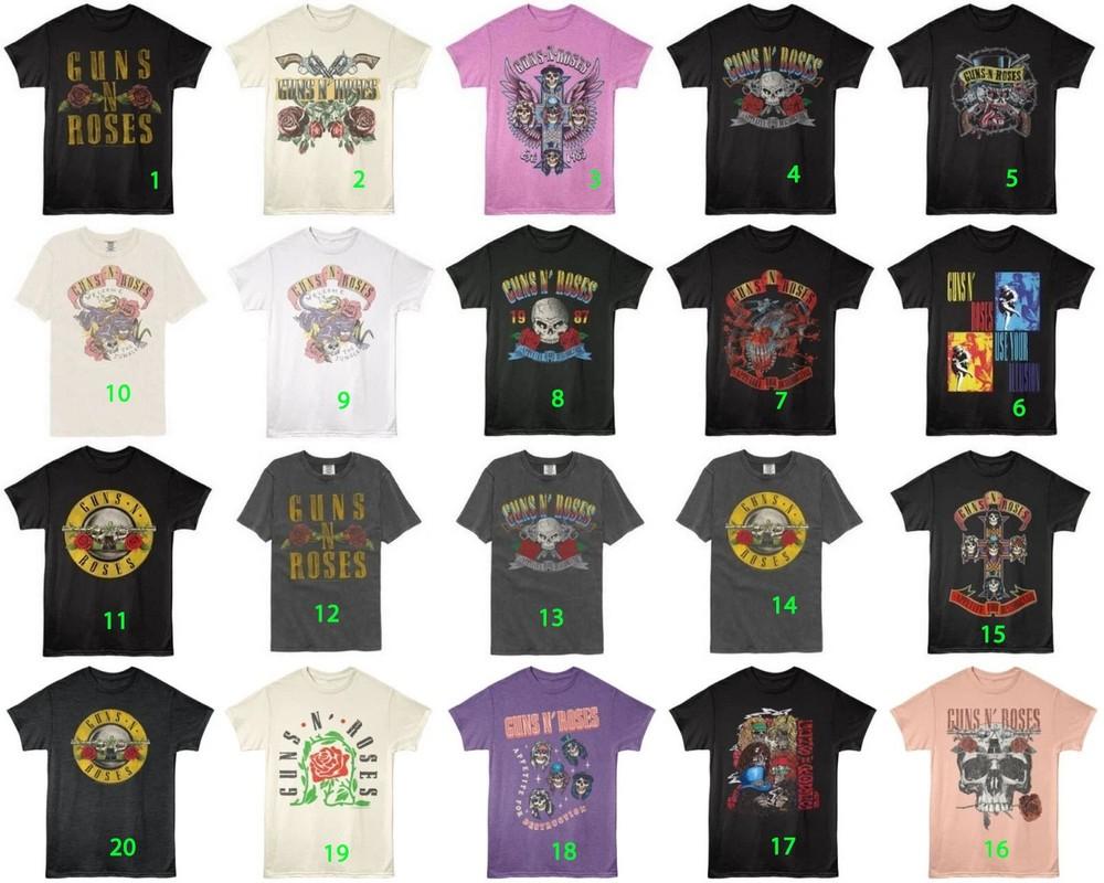 RARE! Pre-Sell Guns N Roses GNR Music Licensed T-Shirt HOT NEW Unisex T-Shirt L