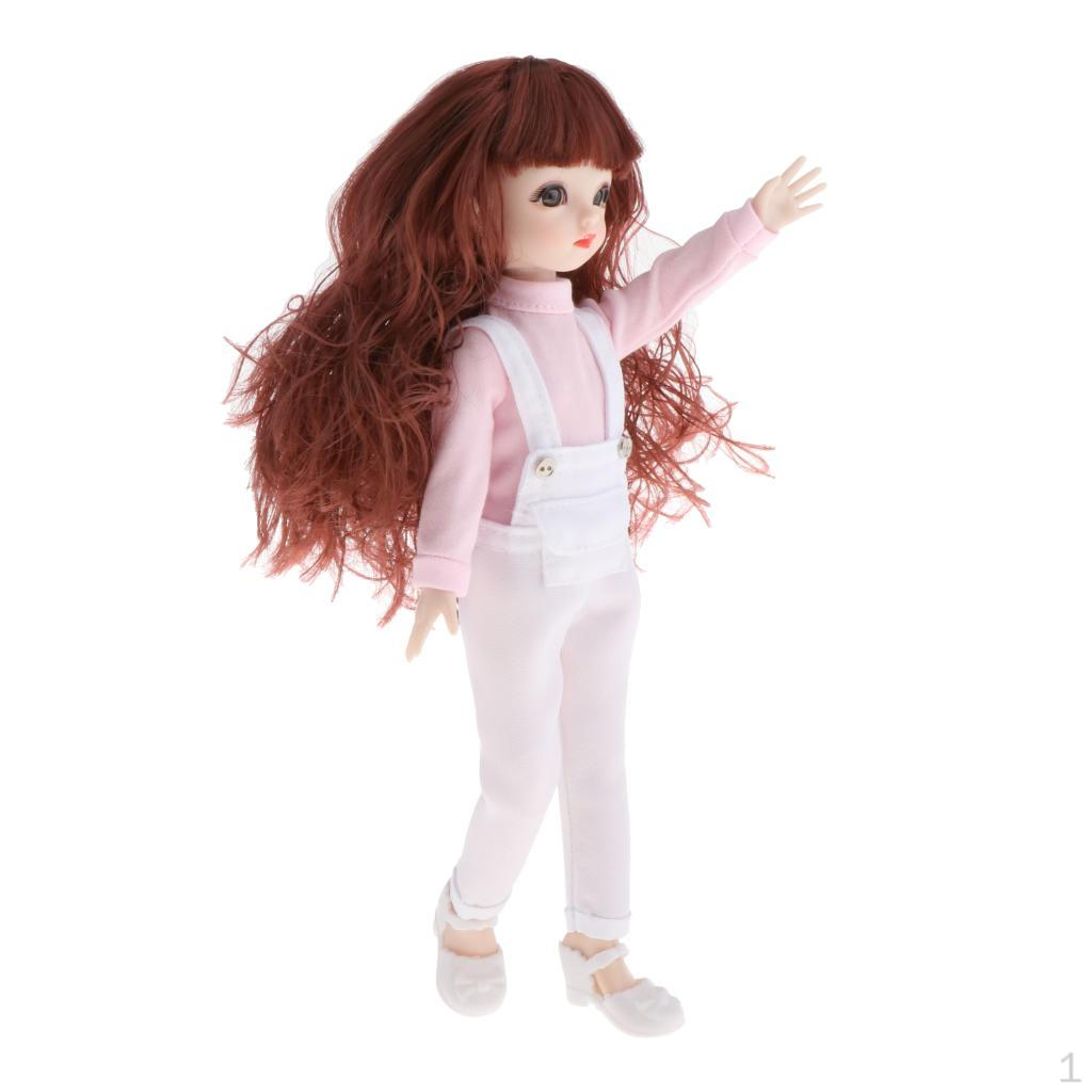 1 / 6 16 Ball Joints Girl Doll with Clothes