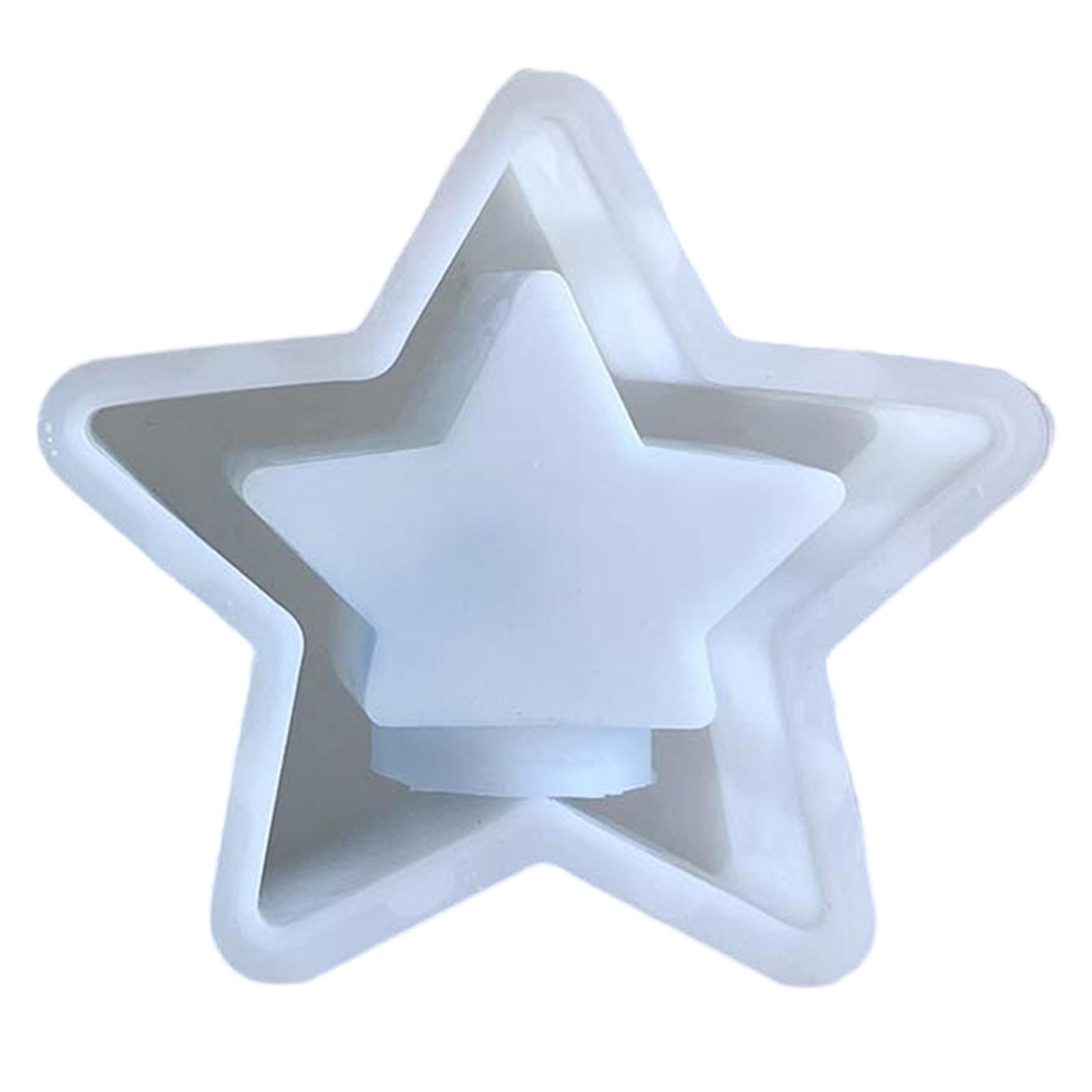 

Форма для подсвечника «Рождественская звезда» Художественная силиконовая форма в форме звезды для подсвечника из гипса своими руками