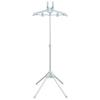 360 Degrees Rotational Ironing Board Adjustable Rods Garment Steamer Rack