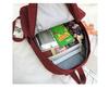 Preppy Style Women Backpack Corduroy Design School Bags For Teenage Girls Travel Backpacks Female Shoulder Bags Daypack Black