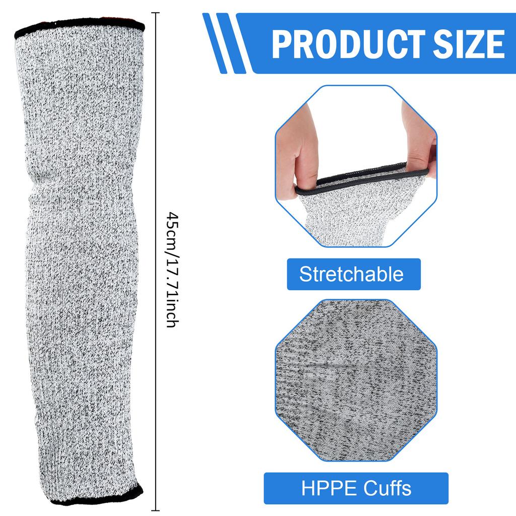 Safety wrist protection cover level 5 HPPE cutting work wrist guard safety protection arm protection cover