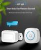 Split-Type Wireless Smart Doorbell with Motion Sensor and Dual Chimes