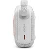 JBL GO4 Bluetooth Speaker with USB-C Charging, IP67 Dustproof and Waterproof Rating, App Compatible, Passive Radiator, Portable, White (JBLGO4WHT)
