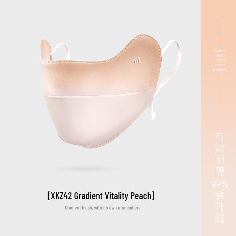 Women's Sun & Dust Protection Mask, Breathable, Ear-Hanging, Anti-Fog, UV & Eye Shield - XKZ42