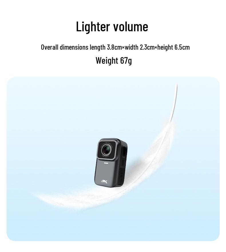 HD Professional Sports Thumb Camera for Motorcycles, Dash Cam, Vlogging, and Fishing