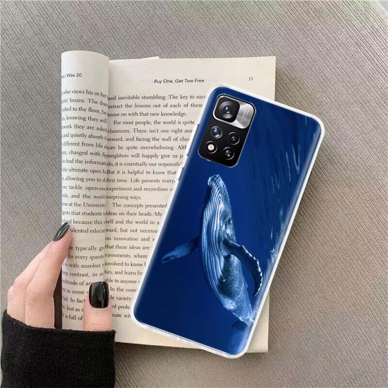 Whale Sea Giant Phone Case For Xiaomi Poco F7 14 Ultra Mi 15 10 11 Lite X7 X6 X5 X3 M5S M6 10T 11T F6 F5 Pro F4 GT Cover
