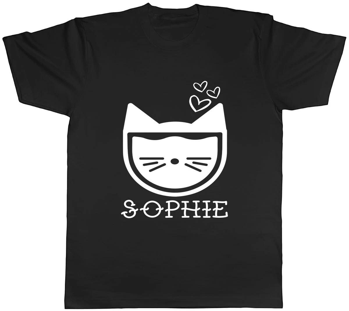 Personalised Cup With Cat Ears Mens Unisex T-Shirt Tee M
