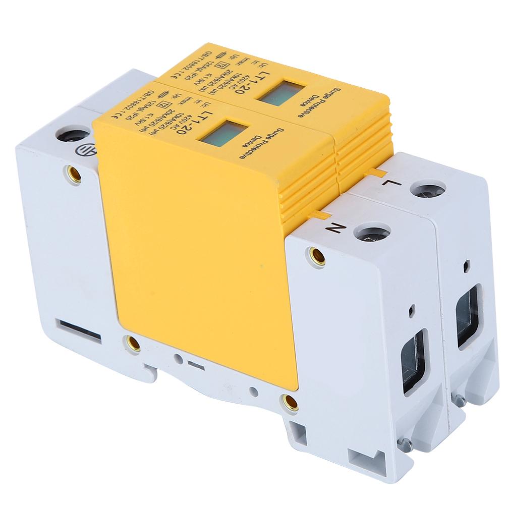 Überspannungsschutzgerät Gelbes Modul 2P LT120 20ka Blitzschutz Modulargeräte