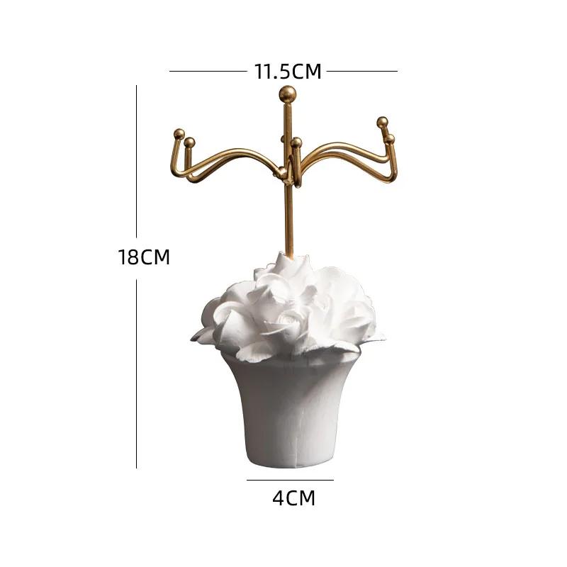 Photography Jewelry Display Shelf Creative Gypsum Round Relief Tray Counter Jewelry Display Shelf Photography Display Props