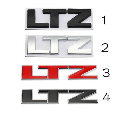 Adesivo de carro de metal 3D LTZ Emblema Emblema Decalques