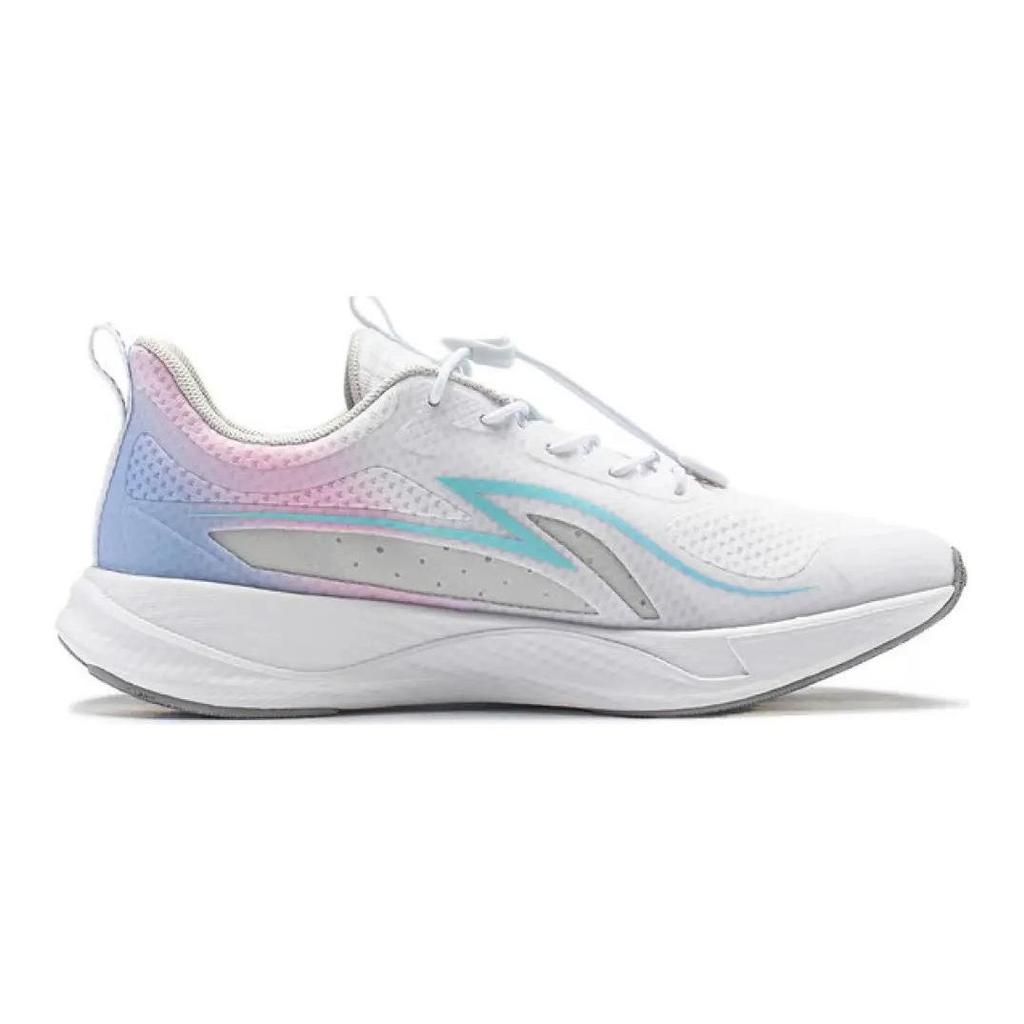 Li Ning Comfortable Durable Non-Slip Shock Absorbing Kids Running Shoes Kids Running Shoes White Blue YKFU032-2