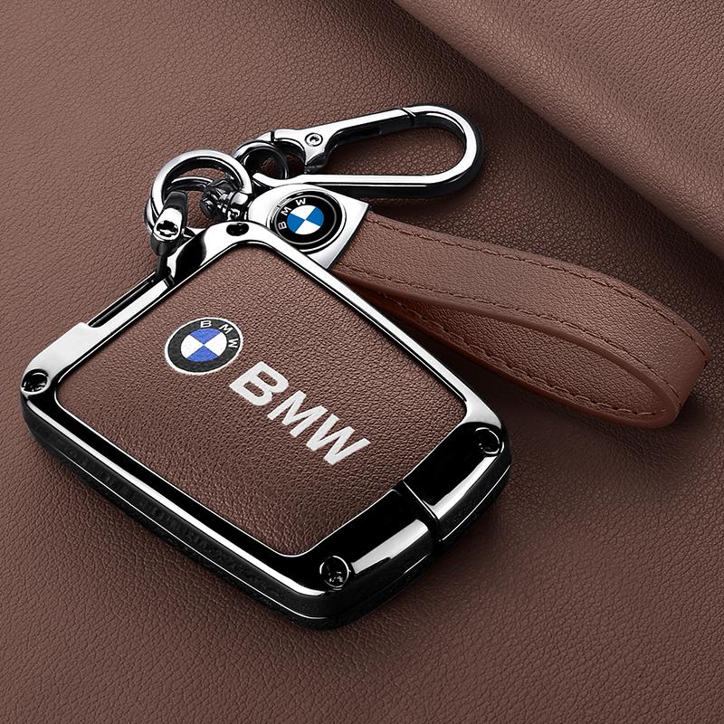 Zinc Alloy Car Remote Key Case Cover Holder Shell For BMW I3 I8 Series 2014 2015 2016 2017 2018 Protection Keychain Accessories