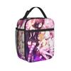 Akemi Kaname Insulated Lunch Bags Thermal Bag Lunch Container Puella Magi Madoka Magica Tote Lunch Box Food Handbag Beach Travel