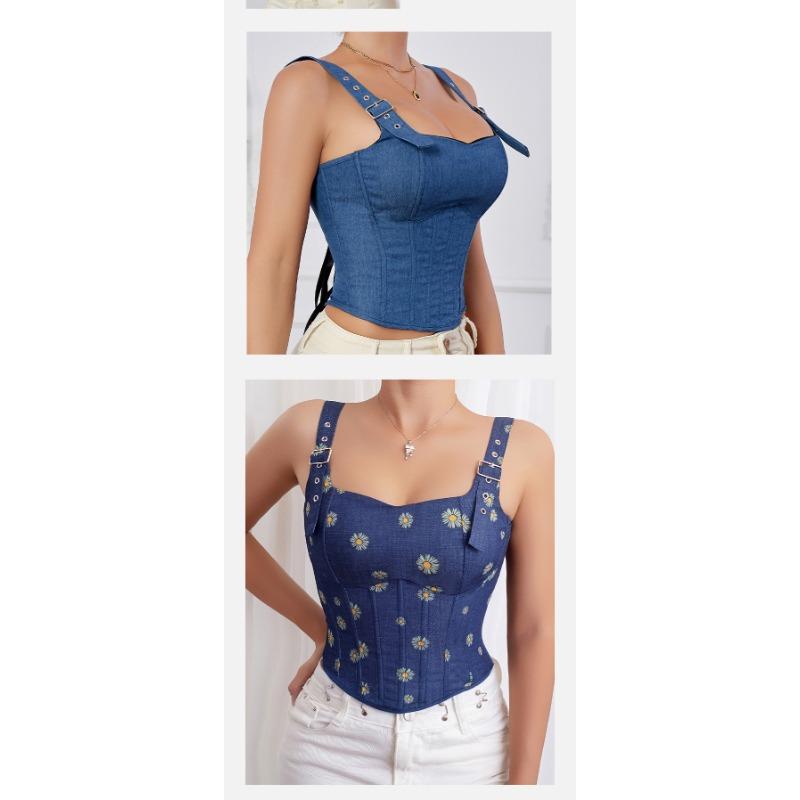 Nowy Kształtujący Body z Kontrolą Brzucha Regulowany Damski Modny Top-Gorset