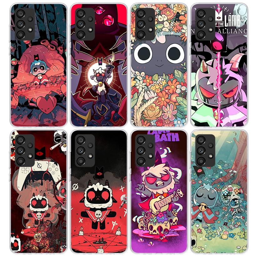 Game C-Cult Of The Lamb Phone Case For Samsung Galaxy A52 A51 A50S A32 A22 A12 A02S A72 A71 A31 A70 A30S Note 20 Ultra 10 Plus S