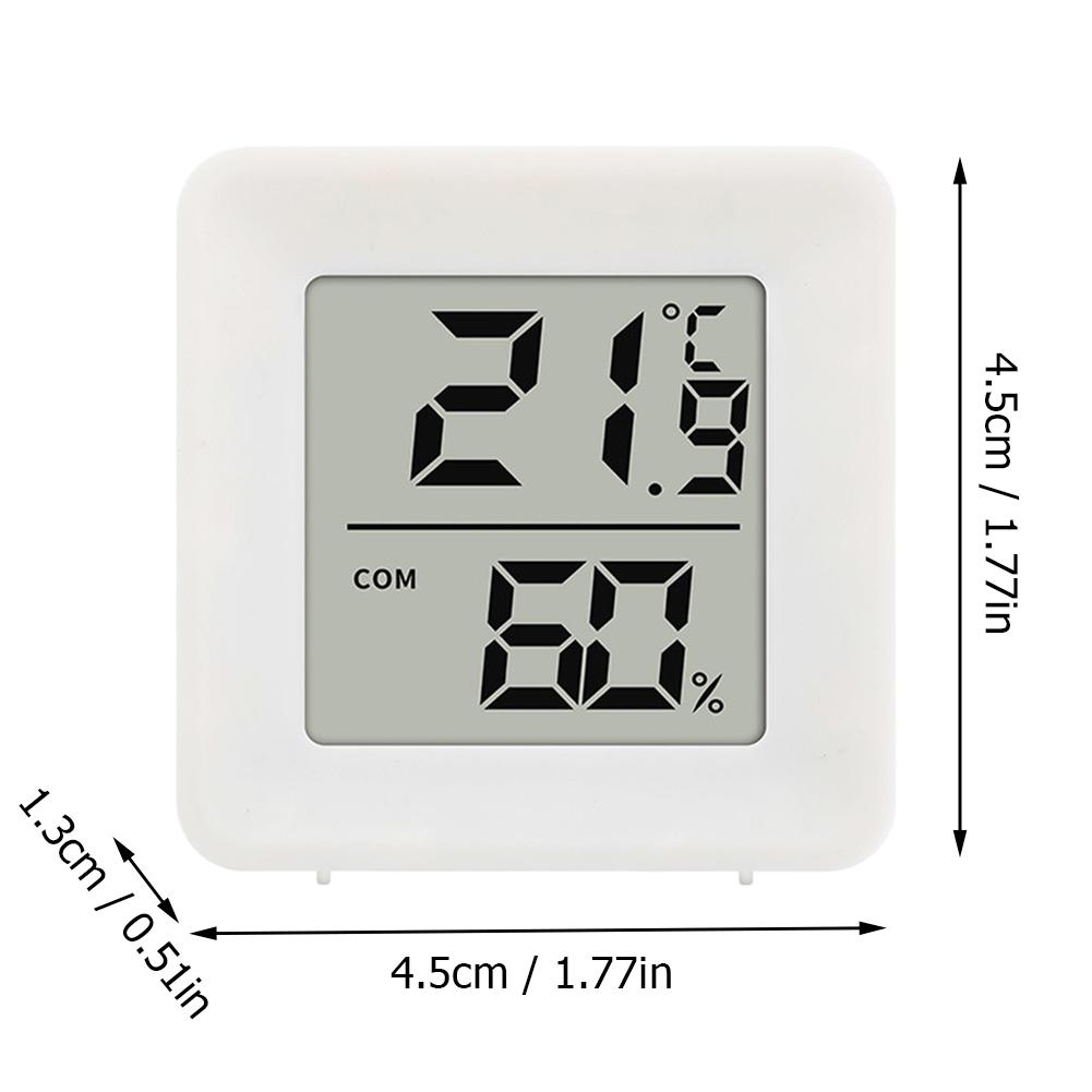 Mini Indoor Thermometer Hygrometer LCD Digital Temperature Humidity Meter For Baby Room Greenhouse High Precision Gauge