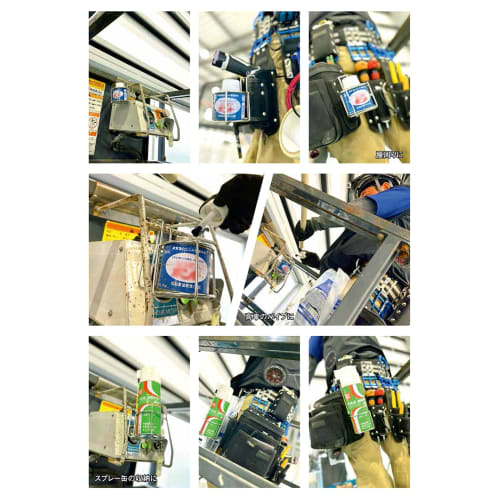 Niigata Seiki SK PVC Pipe Adhesive Holder with Legs, 100g Capacity, ASK-P0