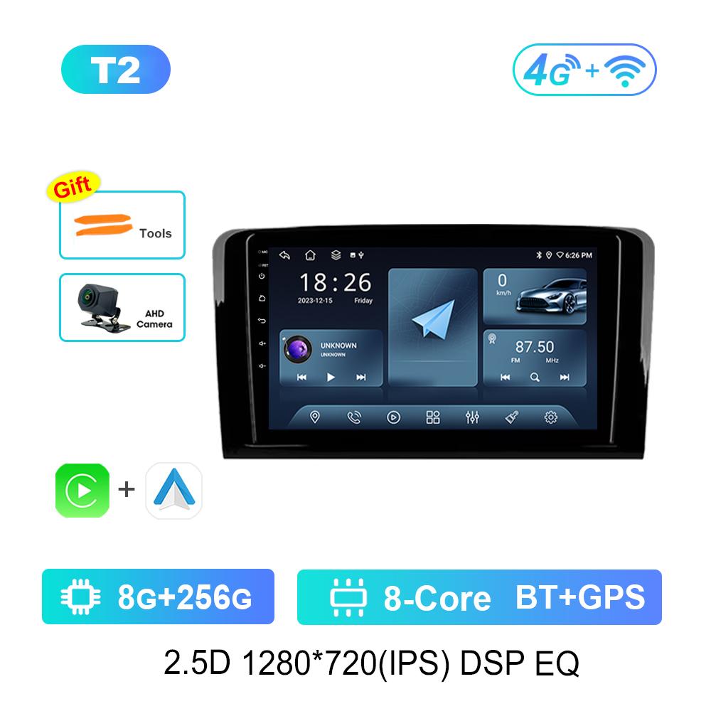 Android Car Radio Multimedia Video Player for Mercedes Benz GL ML W164 ML350 ML500 X164 GL35 GL45 2005 - 2012 GPS Navigation