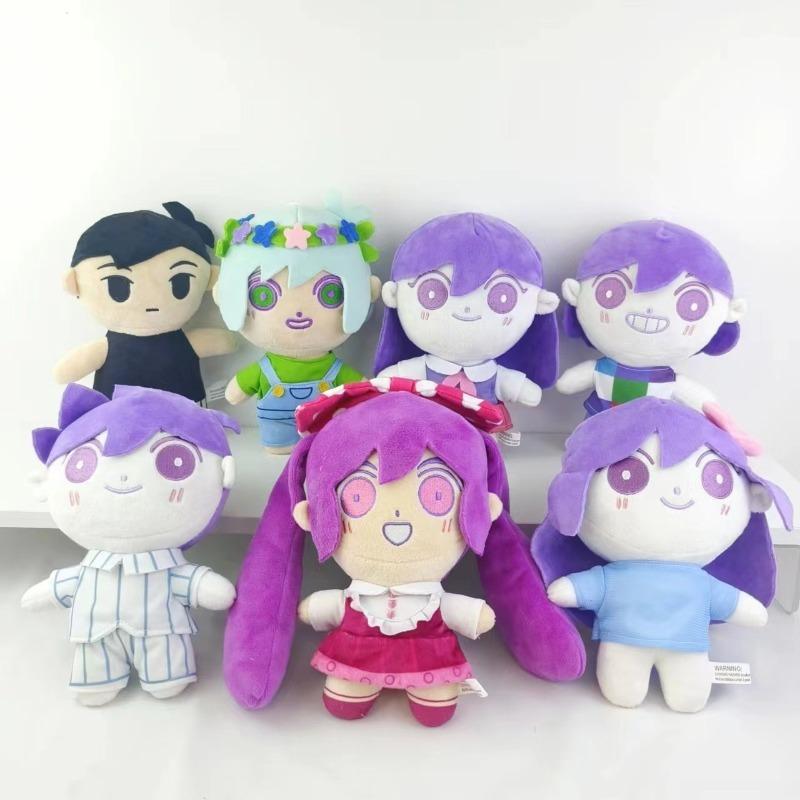 23cm New Omori Plush Redemption Journey Across Time and Space Plush Toy Cartoon Cute Cotton Doll Children's Birthday Gift