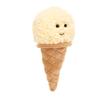 Jellycat Fun Food Series Charming Vanilla Ice Cream Cute Doll Plush Doll 18cm Tall