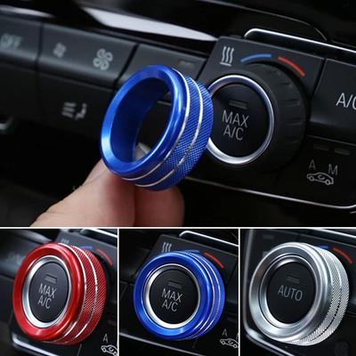 Decoration Automotive Air Conditioning Knob Volume Control Trim Ring Air Conditioning Knob Ring
