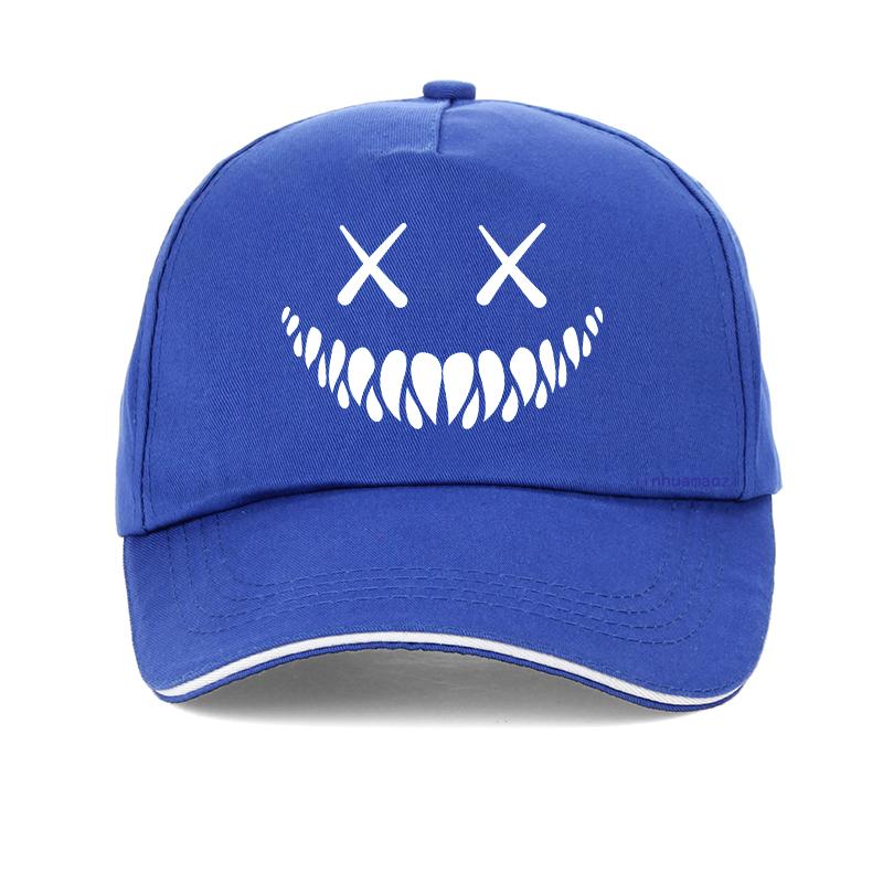 Demon Smiling Face Men Women Baseball Cap Funny Skull Summer Cool Trucker Hats Casual Adjustable Hats