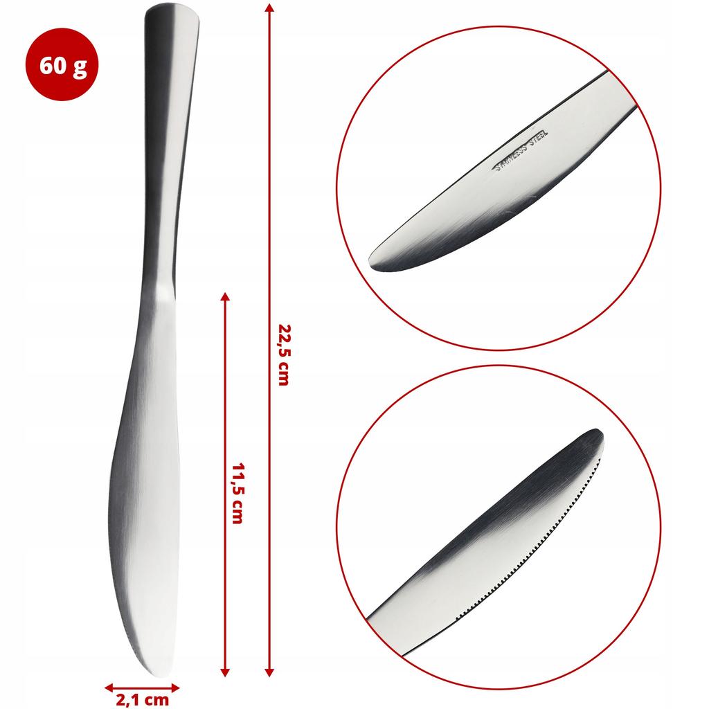 KADAX Kitchen Knives Dinner 2x Stainless Steel Cutlery