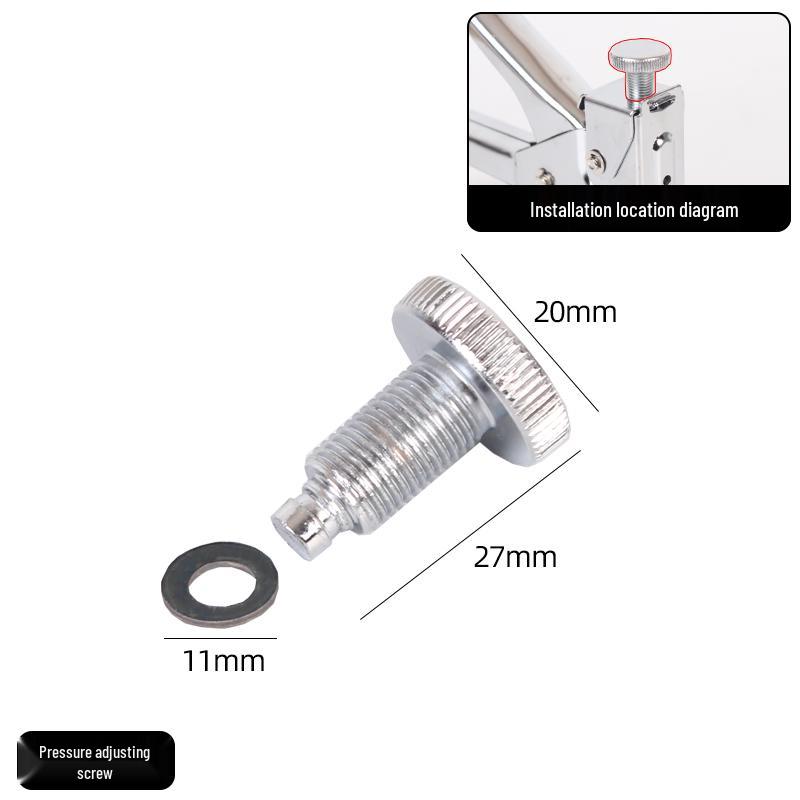 Multi-Purpose Manual Nail Gun: U-Shaped, T-Shaped, Horse Staples - Woodworking & Pneumatic Stapler Tool