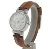 LOUIS VUITTON Tambour Watches Q121C whiteDial Stainless Steel/leather Quartz Analog display Women Used