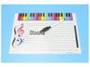 Erasable Staff Whiteboard Piano Sheet: Treble Clef Learning Pad for Music Teaching