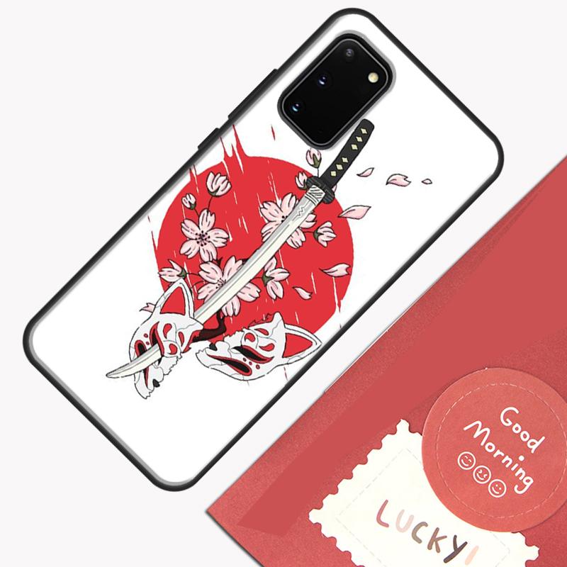 Japan Samurai Ninja Ronin Phone Case For Samsung Galaxy S25 S26 Ultra S20 S21 S22 S23 S24 Plus S9 S10 S25 FE Cover Shell