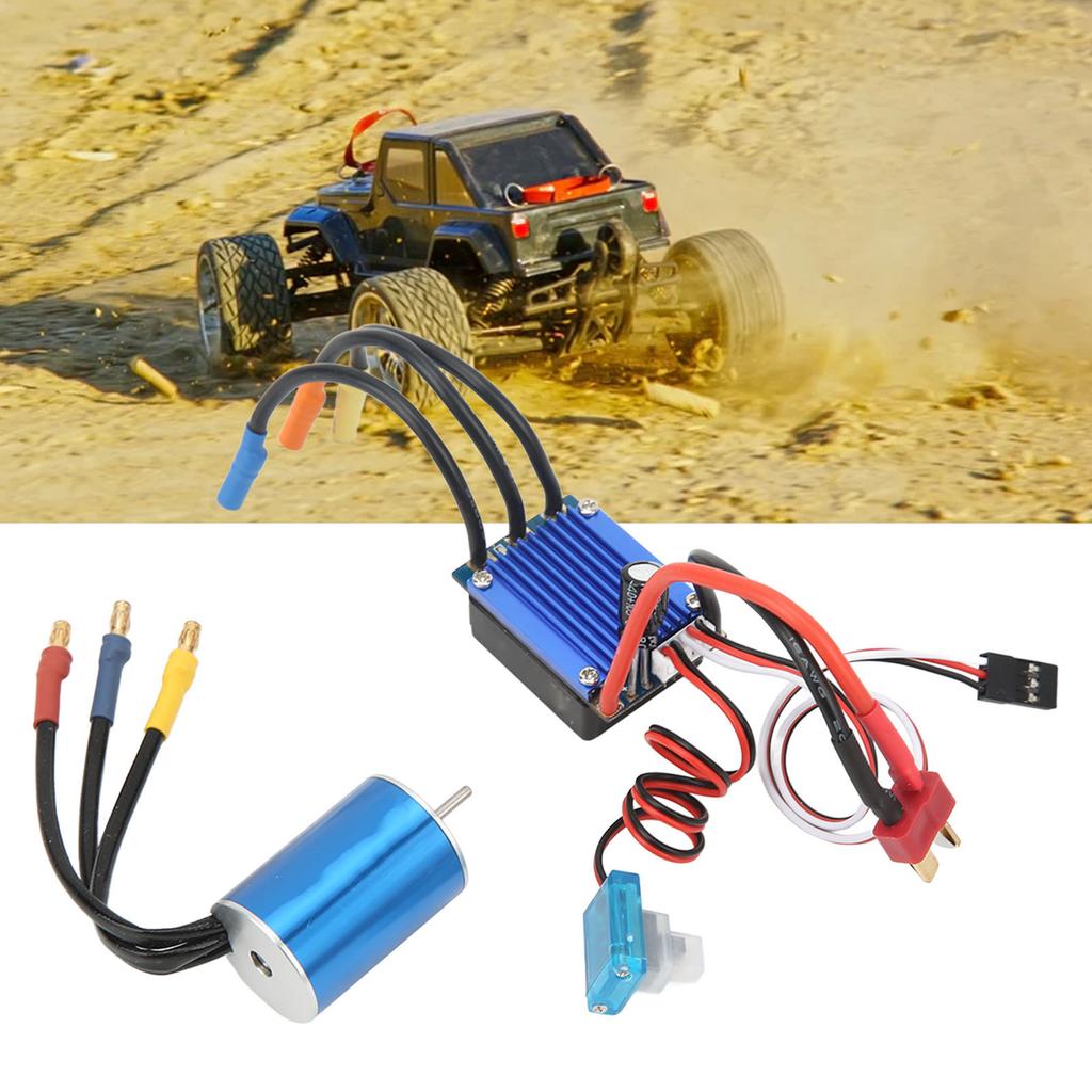2435 4500KV Brushless Motor 25A Brushless ESC RC Upgrade Combo for Traxxas for HSP for Wltoys 1/16 1/18 RC Car